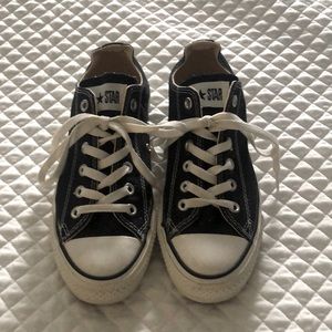 Converse All Stars Women's Low Profile size 8 Black Chuck Taylor